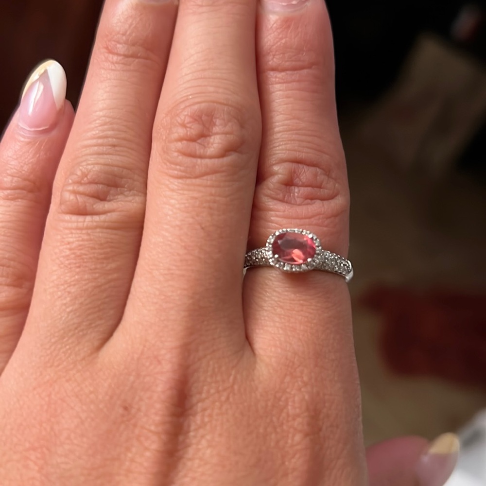 14k white gold diamond band ring
